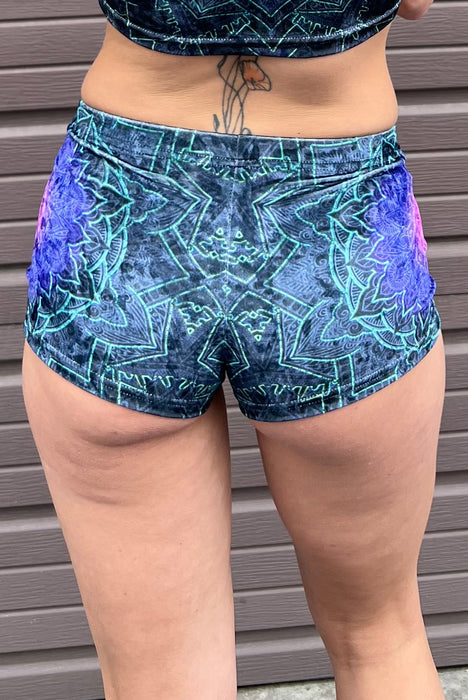 *NOW IN CRUSHED VELVET* Cameron Gray - "Mandala Love" - Booty Shorts - Limited Edition of 111