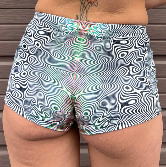*NOW IN CRUSHED VELVET* Hakan Hisim - "Mind Spill" - Booty Shorts