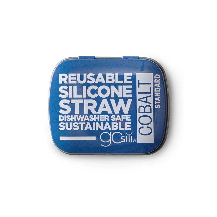 GoSili - Reusable Silicon Straw with Tin
