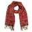 Pashmina- Paisley - Red and Black