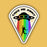 Indigo Maiden - Take Me Away Rainbow UFO Abduction Sticker
