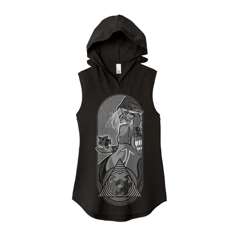 First Earth - Saturn Calling - Hooded Womens Tank