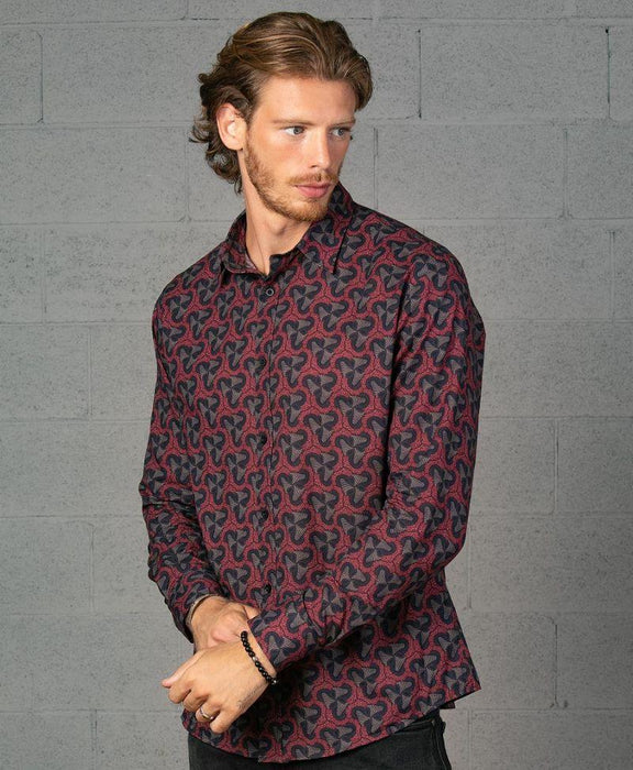 SOL - Seed Of Life  - "Fungus" LS Premium Button Up