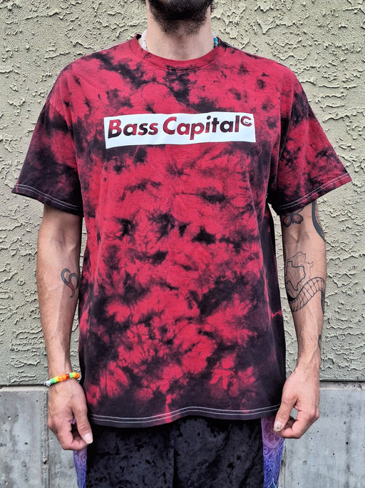 Bass Capital T-Shirt - Tie Dye - Red