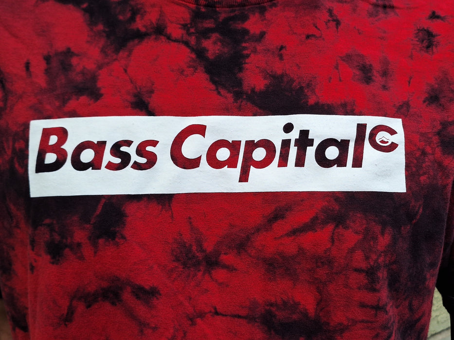Bass Capital T-Shirt - Tie Dye - Red