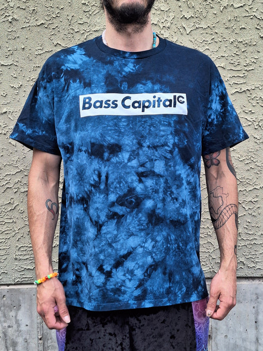 Bass Capital T-Shirt - Tie Dye - Blue