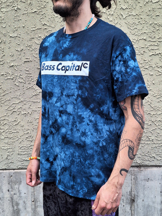 Bass Capital T-Shirt - Tie Dye - Blue