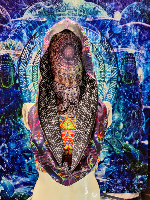 Hakan Hisim - "Prismatic Mandala" / "Flower of Life" - Hood