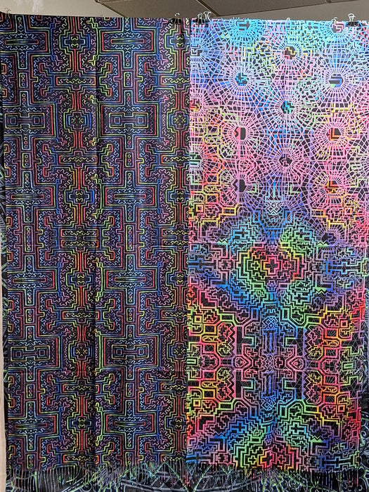 Reversible Pashmina - Hakan Hisim - "Ayahuasca Vision"