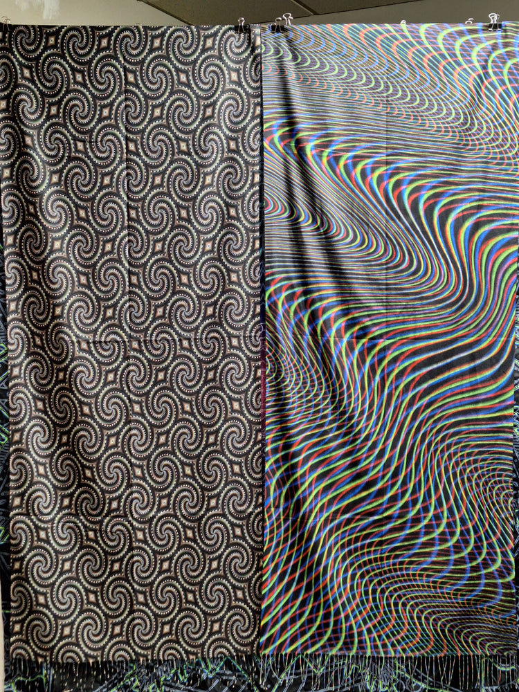 Reversible Pashmina - PatternNerd "Paisleydelic"