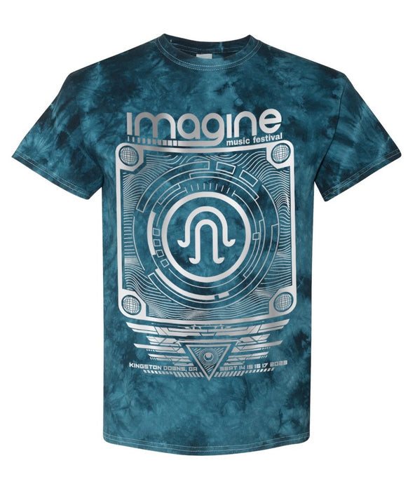 Imagine - LINEUP Shirt - Future Tech (Blue Tie Dye)