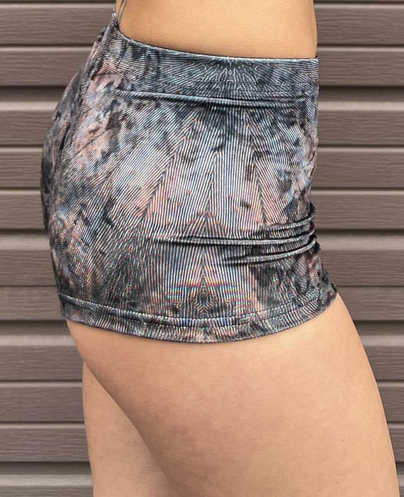 *NOW IN CRUSHED VELVET*  PatternNerd - "Isness" - Booty Shorts - Limited Edition of 111