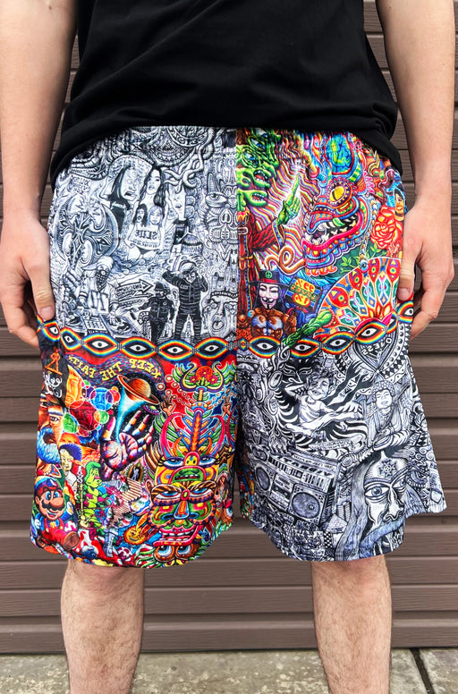 Little Ghost Cute Print Pattern Men's Gym Shorts – Grizzshopping