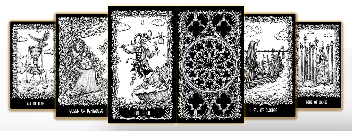 Da Brigh - Darkside Skeleton Tarot Cards Deck