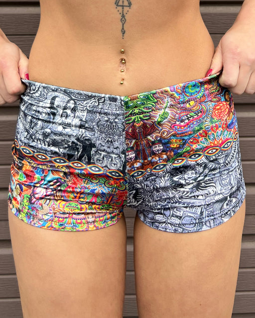 *NOW IN CRUSHED VELVET* Chris Dyer - "Chaos Culture Jam" - Booty Shorts
