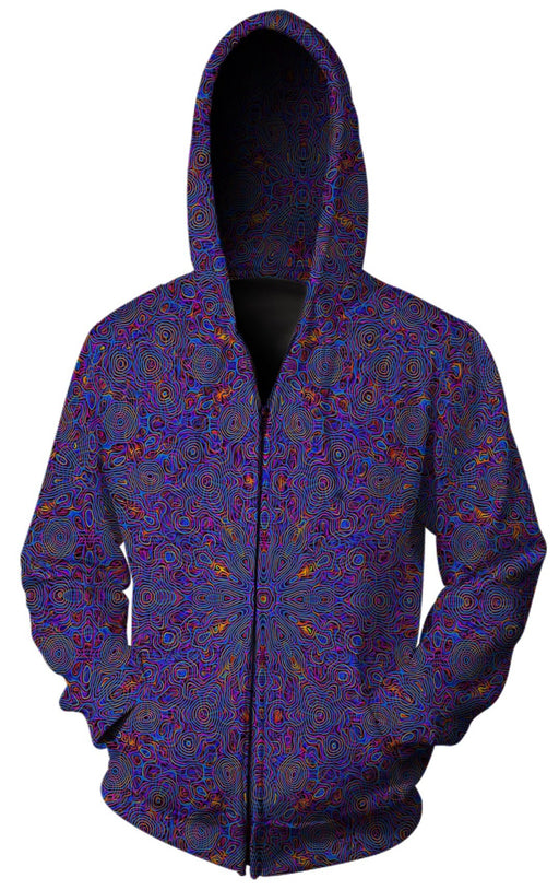 PatternNerd - Layered Drip Zip Up Hoodie - Limited Edition of 111