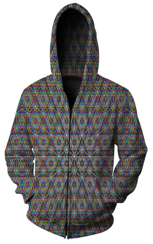 PatternNerd - Metatron's Chromatic Zip Up Hoodie - Limited Edition of 111