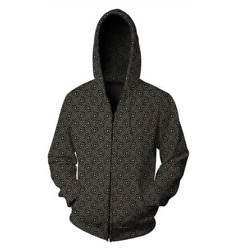 PatternNerd - "Paisleydelic" - Zip Up Hoodie