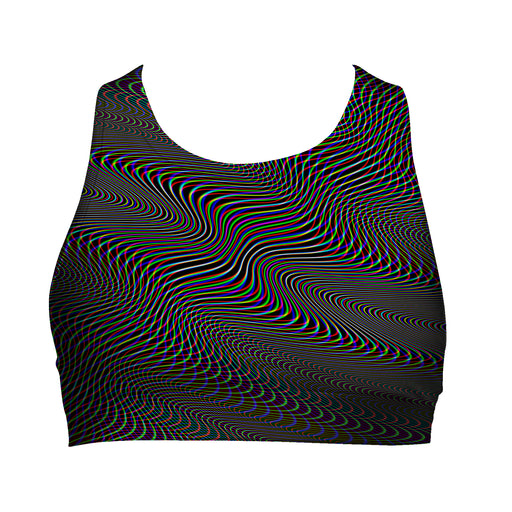 *NOW IN CRUSHED VELVET!* "Warped Hypnotic" - Women's Active Top