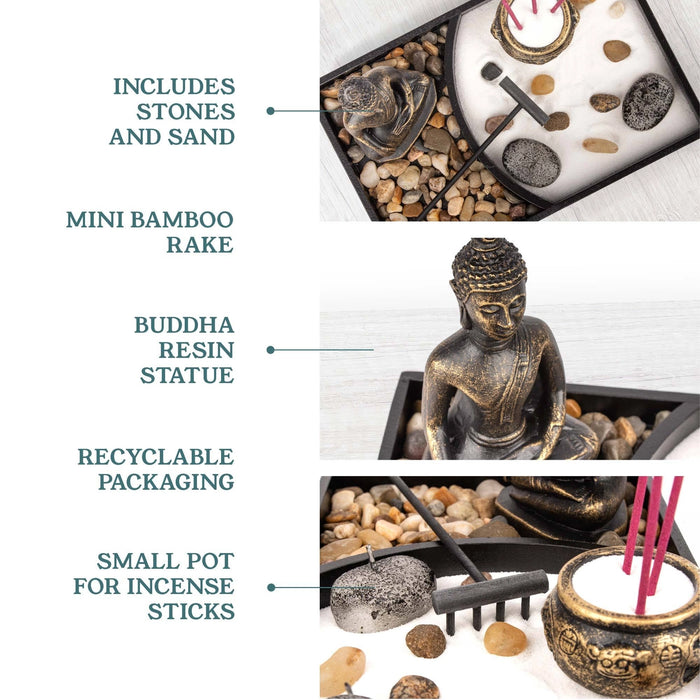 Myga - Mini Buddha Zen Garden Kit