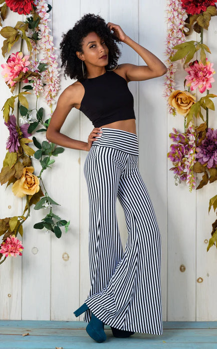 Warrior Within - Circus Stripe Bamboo Bell Pants