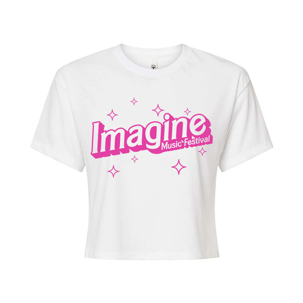 Imagine - Crop Top - Barbie (white)