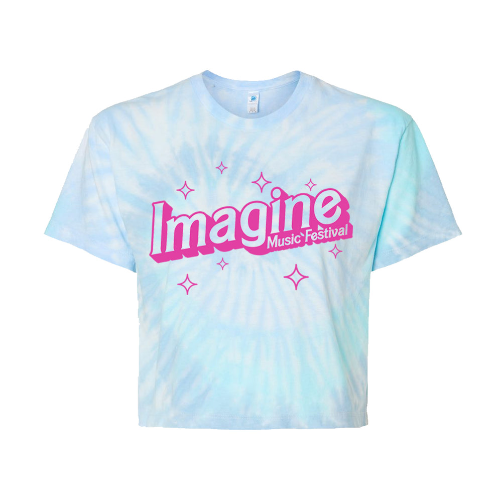 Imagine - Crop Top - Barbie (tie dye)