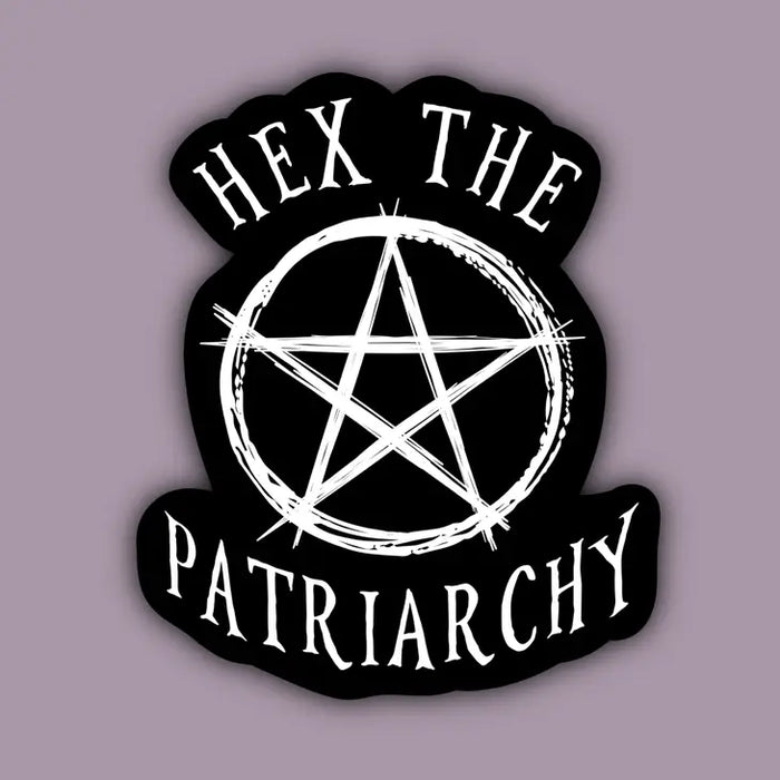 Hex the Patriarchy Feminist Women'S Rights Witchy Sticker