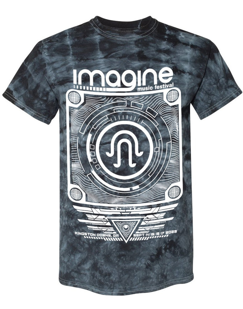 Imagine - LINEUP Shirt - Future Tech (Black Tie Dye)