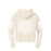 First Earth - Sunflower - Crop Hoodie - Cream/White