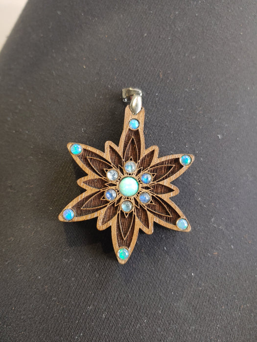Laser Trees - Pendant Moonstone and Opal