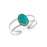 Anju Kashi Stone Cuff Bracelet - Amazonite