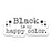 Rebel and Siren - Black is My Happy Color Goth Vinyl Sticker | 3.2"