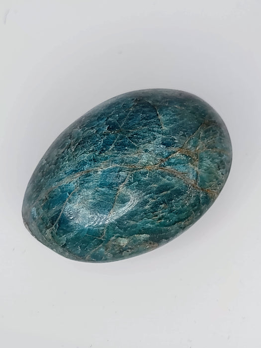 Blue Apatite Round Palm Stone (G)