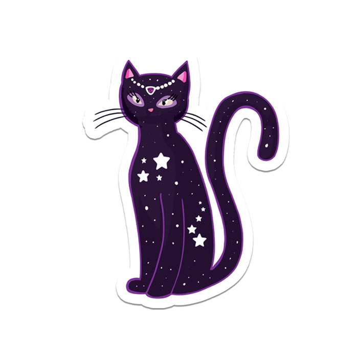 Rebel and Siren - Celestial Star Cat Vinyl Sticker | 3"