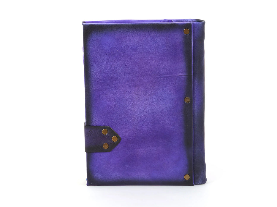 Yuvadan - Evil Eye Pearl Design - Hand Made Genuine Leather Journal