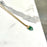 L Rae Jewelry - Green Aventurine Pointed Pendant