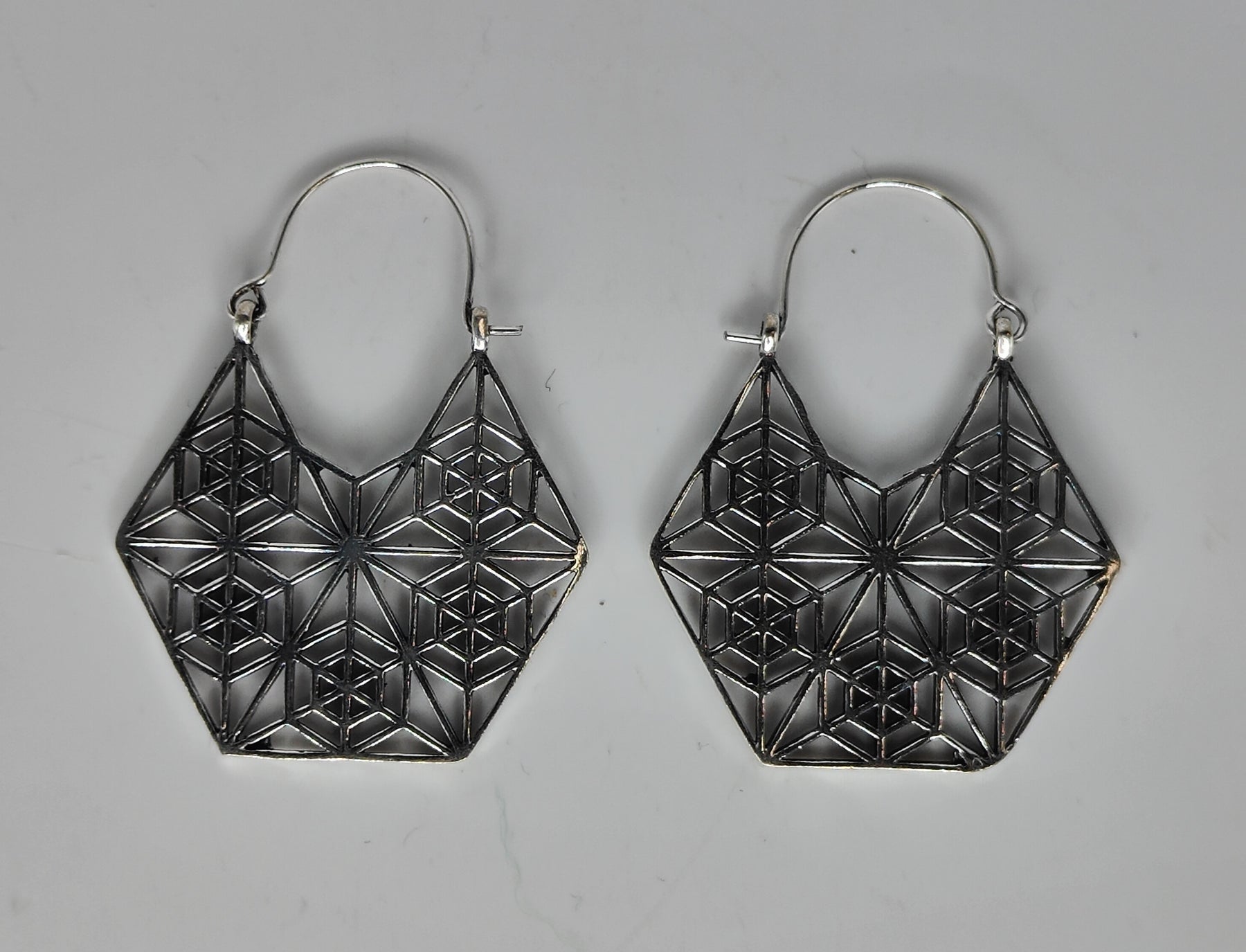 Kala Fractal Cube Earrings