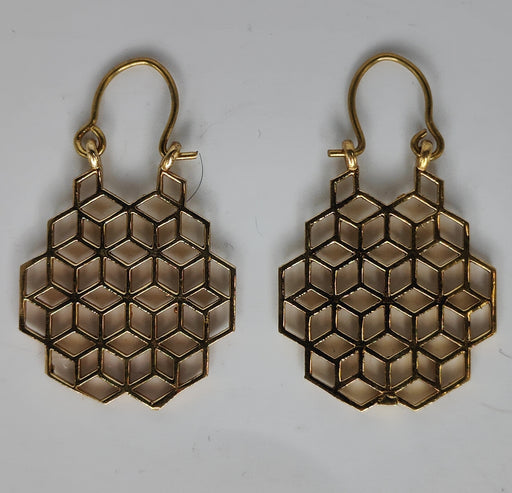 Kala Honeycomb Stack Earrings