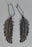 Small Chromatic Delicate Feather Lightweight Earrings