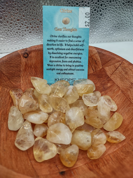Tumbled Stones and Crystals (Display Case)