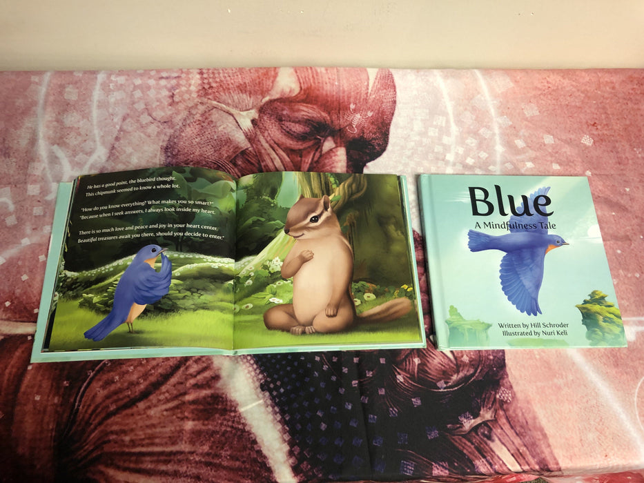 Children's Book - Blue A Mindfulness Tale by Hill Schroder