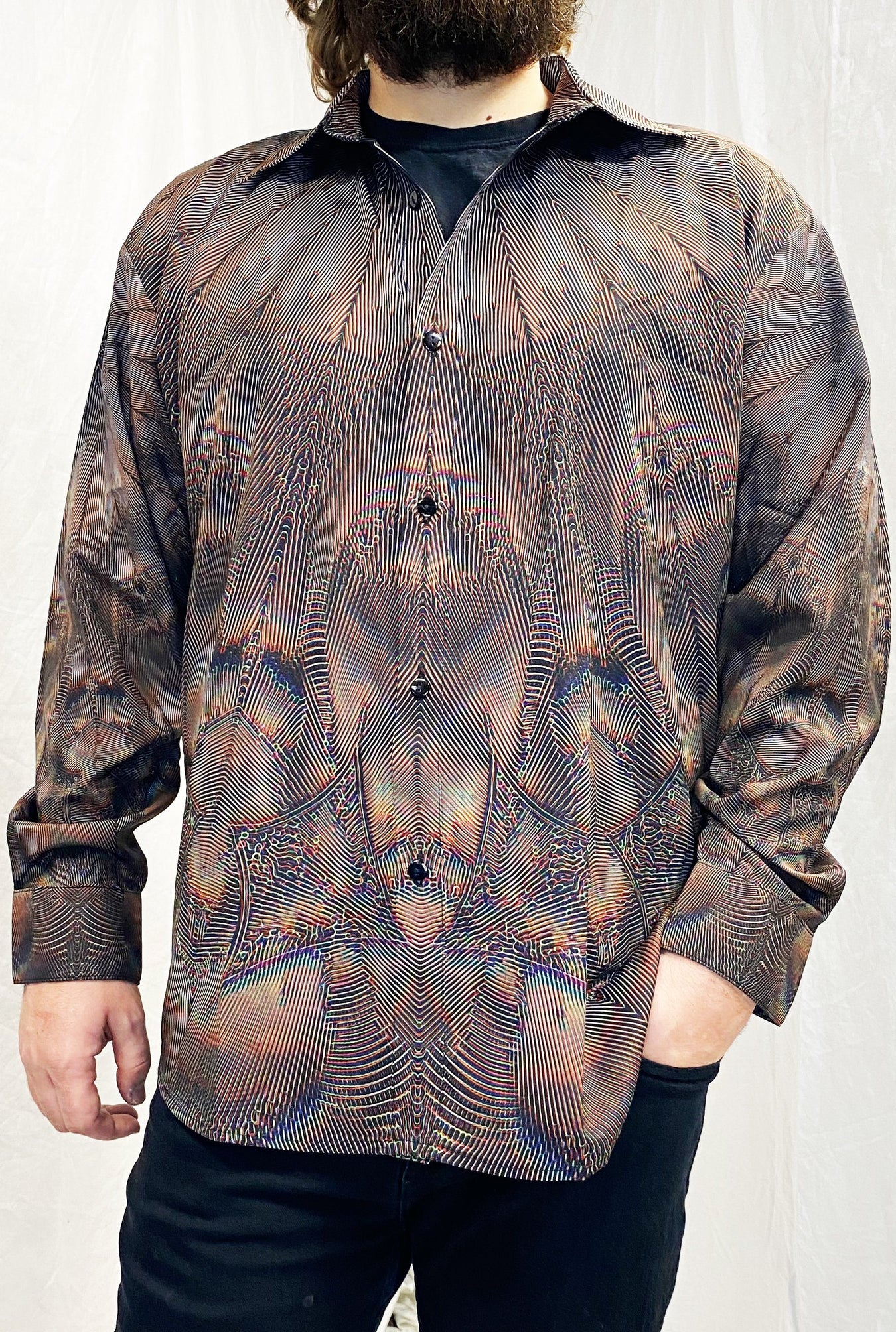 The Headspace Sublimation Button Up