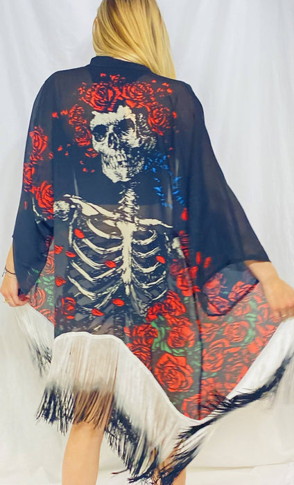Warrior Within -  Grateful Dead Bertha Kimono