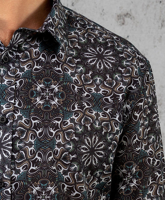 SOL - Seed Of Life - "Lotusika" LS Premium Button Up