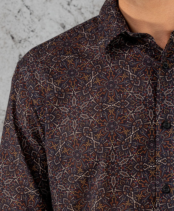 SOL - Seed Of Life - "Peyote" LS Premium Button Up