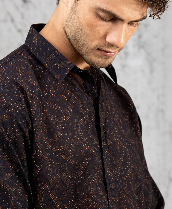 SOL - Seed Of Life   - "Solmizate" LS Premium Button Up