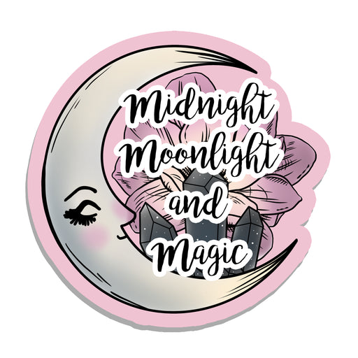 Rebel and Siren - Midnight Moonlight and Magic Witchy Vinyl Sticker | 2.5"