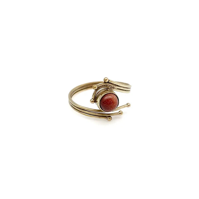 Anju Jewelry - Goldstone Ring - Gold