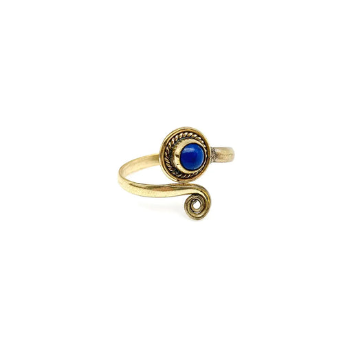 Anju Jewelry - Lapis Ring - Gold